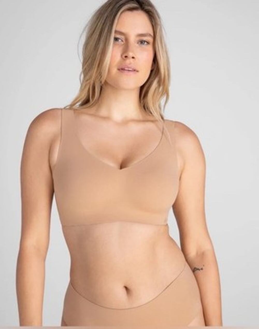 Honeylove SoftForm Wireless Bra Tan Size 2X+